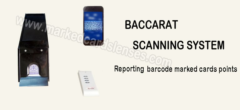 gs baccarat barcode marked cards scanning system