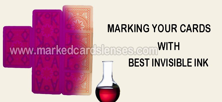 marking playing cards with best invisible ink solution